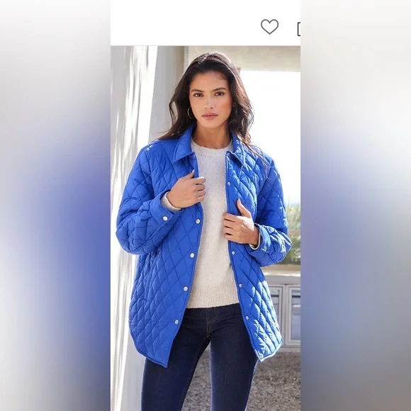 Karen Kane Royal Blue Quilted Jacket - Picture 3 of 5